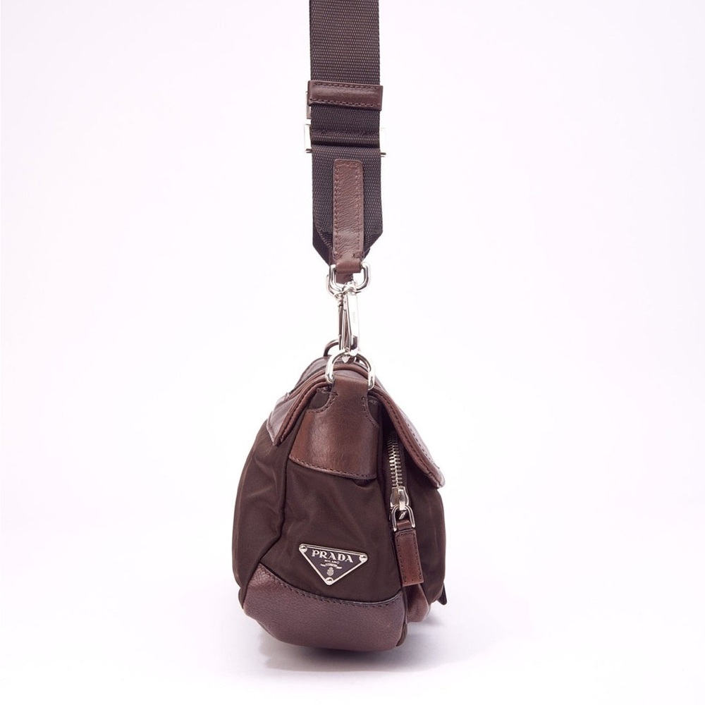 Prada Tessudo Leather & Nylon Bag